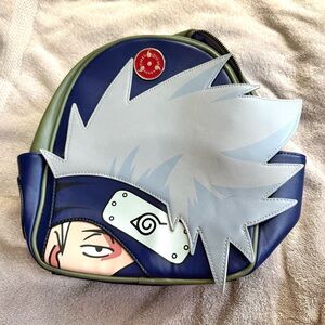 Naruto Shippuden Kakashi Peeking Mini Backpack Bioworld